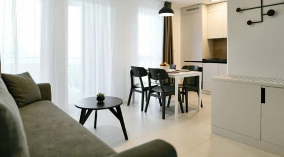 Studio 2+2 z balkonem lub tarasem