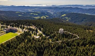 Hotel Rogla jest położony w Górach Pohorje należących do Alp