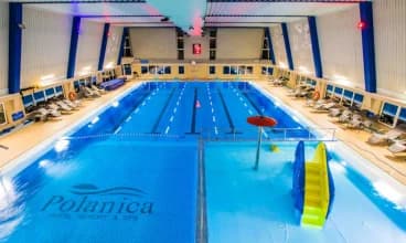 Hotel Polanica Resort ma pełnowymiarowy basen o długości 25 m