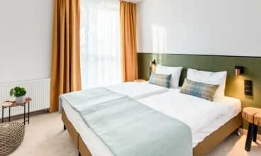 W Hotelu Arche dla gości przygotowano komfortowe i nowoczesne pokoje