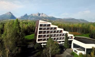 Hotel Academia mieści się w Starej Leśnej u podnóża Tatr Wysokich