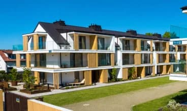 To kameralny kompleks nowoczesnych apartamentów w Grzybowie koło Kołobrzegu