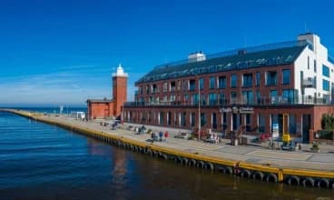 Apartamenty Kropla Bałtyku zlokalizowane są w Darłówku