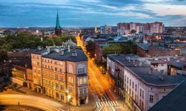 Focus Hotel Chorzów położony jest 2 km od centrum miasta