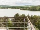 Widok na jezioro i Pogórze Ondawskie