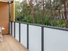 Każdy apartament ma własny balkon lub taras