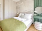 Sypialnia w apartamencie 2-pokojowym