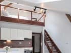 Apartamenty są dwupoziomowe