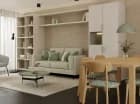 Salon w Apartamencie rodzinnym 5-os. z balkonem i widokiem