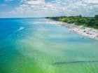 Hotel jest zlokalizowany 7 km od plaży w Mielnie
