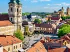 Panorama zabytkowego Starego Miasta w Egerze