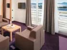 Goście mogą się zatrzymać w apartamentach junior suite