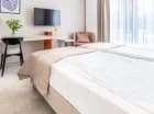 Na 8 kondygnacjach nowoczesnego budynku przygotowano 123 pokoje i apartamenty
