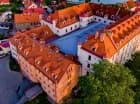 Centralny dziedziniec zamku został oryginalnie zadaszony