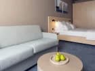 Pokój comfort 2+1 posiada dodatkowo rozkładaną sofę