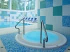 W strefie wellness mieszczą się basen, jacuzzi, sauny