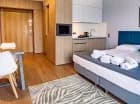 A także funkcjonalne apartamenty w części apartamentowej