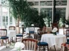 Ogród zimowy - przeszklona część restauracji