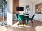 Niektóre apartamenty mają widok na morze