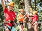 Park linowy posiada trasy dostosowane trudnością dla dzieci i dorosłych