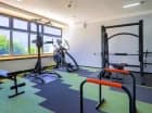 Dla aktywnych gości urządzono salkę fitness