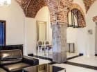 Pokój dzienny Apartamentu Krasicki z zamkowymi sklepieniami