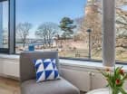 Apartamenty z widokiem na morze posiadają panoramiczne okna