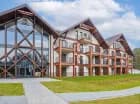 Apartamenty mieszczą się w nowym budynku na Mazurach, 40 km od Mrągowa