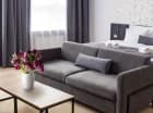 Dostępne są apartamenty 2+2 z podwójnym łóżkiem oraz rozkładaną sofą