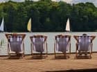Hotel położony nad brzegiem jeziora Czos na Mazurach - własny pomost i plaża