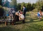 W ogrodzie jest także miejsce na ognisko - można urządzić wieczór z szantami