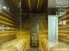 W strefie wellness utworzono basen, sauny i jacuzzi