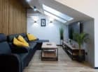Apartamenty na najwyższej kondygnacji także są ciekawie zaaranżowane