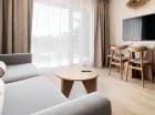 W apartamencie 2+2 jest dodatkowo rozkładana 2-osobowa sofa