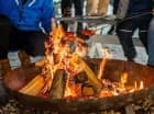 Zimową atrakcją są wspólne ogniska