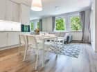Apartamenty składają się z dwóch pokoi, mają powierzchnię 44 m2