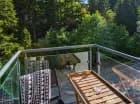 Las towarzyszy nam po wyjściu na balkon oraz za oknem