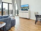 Pokój dzienny z balkonem apartamentu Komfort Plus A57