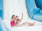 Kraina dmuchańców to m.in. 7-metrowa zjeżdżalnia wodna Hippo Slide