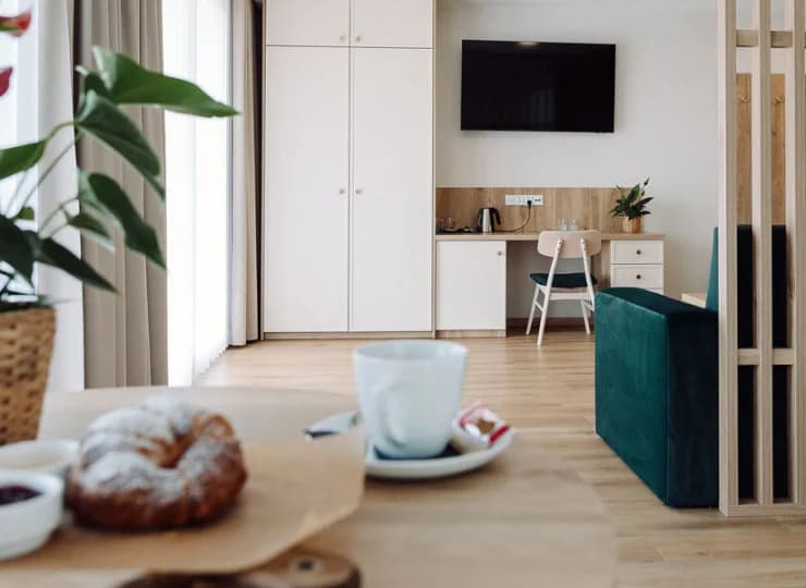 Apartamenty są funkcjonalnie wyposażone