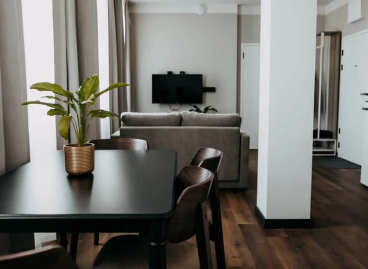 W apartamentach 4- i 5-os. jest też wygodna jadalnia