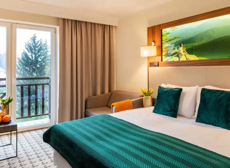 Każdy posiada taras, balkon, balkon francuski lub duże okno balkonowo-dachowe