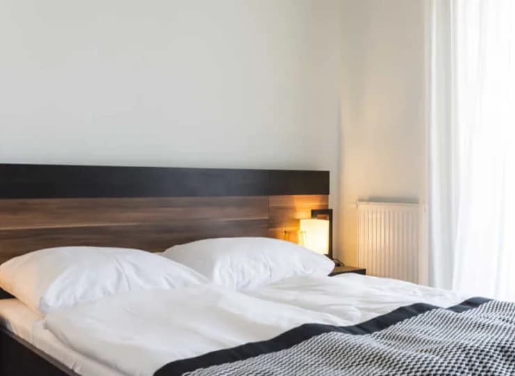 Apartamenty podzielone są na część sypialnianą i dzienną