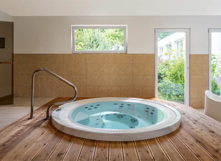 Goście mogą korzystać także z wewnętrznej strefy wellness