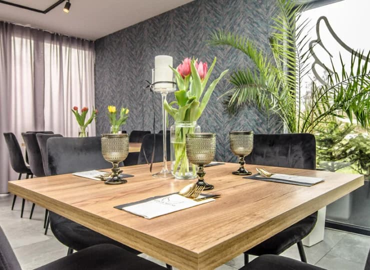 W Mielno Hotel Boutique znajduje się kameralna i elegancka restauracja