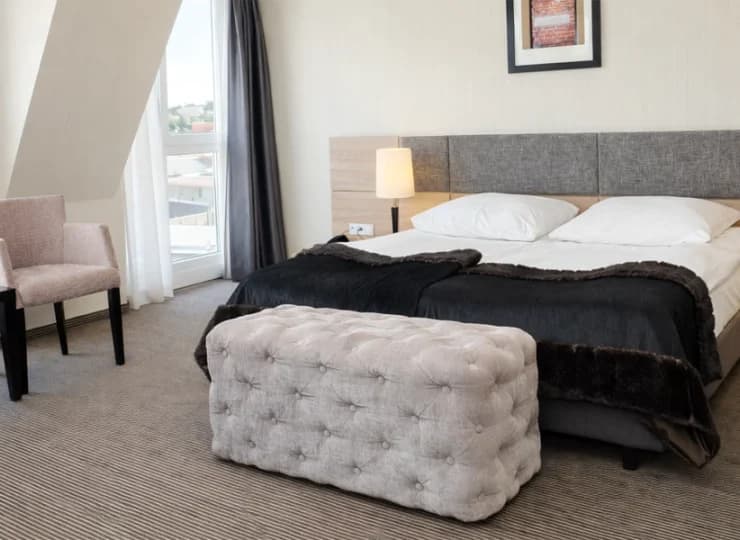 Pokoje klasy standard mają 25 m2, a przestronne pokoje klasy premium aż 35 m2