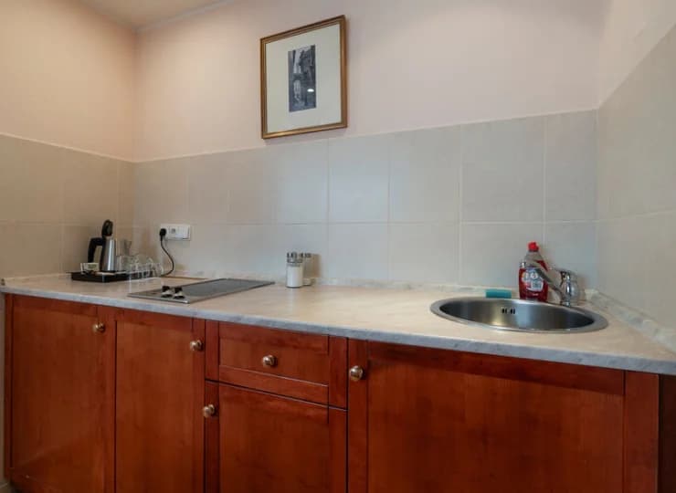 Apartament ma dodatkowo aneks kuchenny