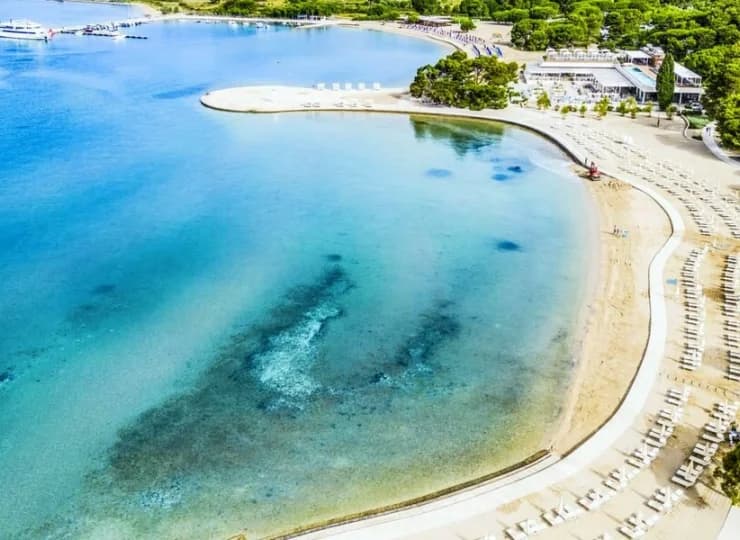 Resort jest położony w zatoce