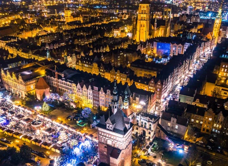 W Gdańsku jest organizowany jeden z najpiękniejszych jarmarków w Europie