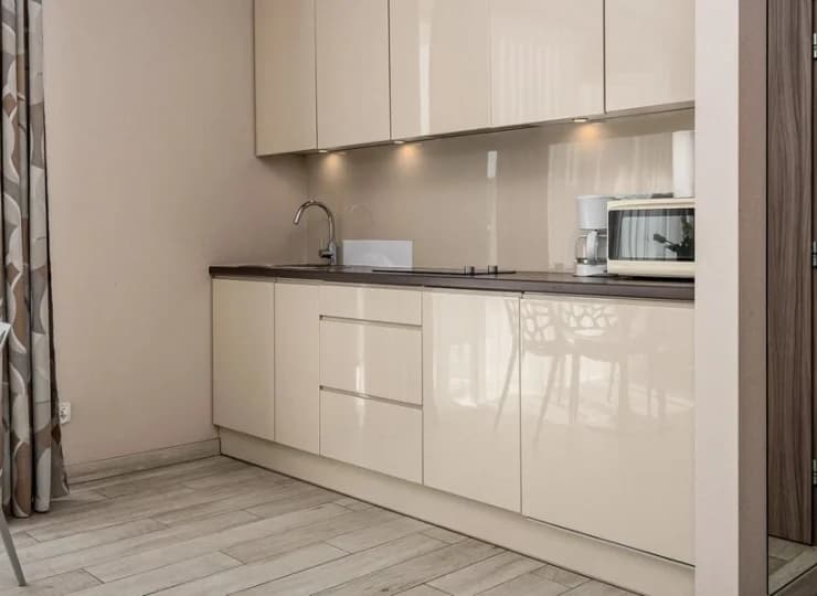 W Apartamentach Premium aneksy kuchenne są większe niż te w Ap. Standard